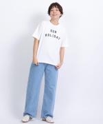 ドライコットン天竺　ロゴT(OUR HOLIDAY)