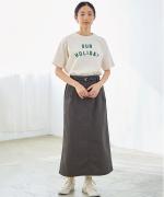 ドライコットン天竺　ロゴT(OUR HOLIDAY)