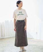 ドライコットン天竺　ロゴT(OUR HOLIDAY)