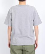 ドライコットン天竺　ボタニカル刺繍T