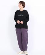 トロワ天竺 プレーンロンT　ロゴ