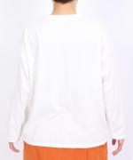 トロワ天竺 プレーンロンT　ロゴ