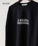 トロワ天竺 プレーンロンT　ロゴ