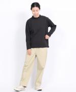 ドライコットン天竺　衿フリル長袖