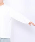 ドライコットン天竺　衿フリル長袖