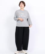 ドライコットン天竺　フットボールロゴT