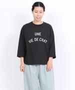 ドライコットン天竺　フットボールロゴT