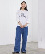 ドライコットン天竺　フットボールロゴT