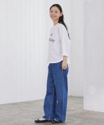 ドライコットン天竺　フットボールロゴT