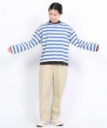 ヴァン天竺ボーダー　2wayカーディガン