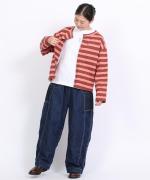 ヴァン天竺ボーダー　2wayカーディガン