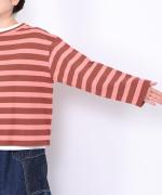 ヴァン天竺ボーダー　2wayカーディガン