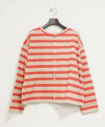 ヴァン天竺ボーダー　2wayカーディガン