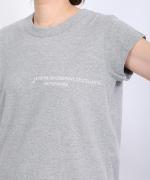 ふわふわ天竺プリント　フレンチスリーブ