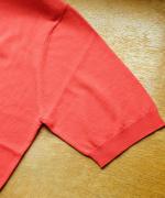 ハイツイストコットン　5分袖カーディガン