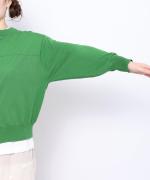 ハイツイストコットン　長袖カーディガン