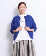 ハイツイストコットン　長袖カーディガン