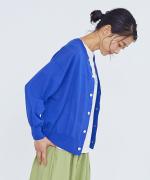 ハイツイストコットン　長袖カーディガン