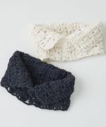 hand knit 2wayネックウォーマー