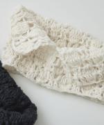 hand knit 2wayネックウォーマー