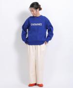 dailyコットン　ロゴニット(CHEMINEE)