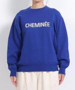 dailyコットン　ロゴニット(CHEMINEE)