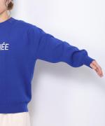 dailyコットン　ロゴニット(CHEMINEE)