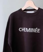 dailyコットン　ロゴニット(CHEMINEE)