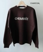 dailyコットン　ロゴニット(CHEMINEE)