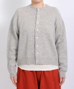 カラーメリノウール　カーディガン