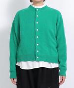 カラーメリノウール　カーディガン