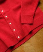 カラーメリノウール　カーディガン