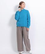 カラーメリノウール　重ね衿プルオーバー