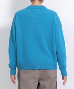 カラーメリノウール　重ね衿プルオーバー