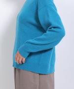 カラーメリノウール　重ね衿プルオーバー