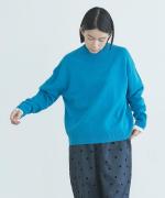 カラーメリノウール　重ね衿プルオーバー