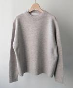 カラーメリノウール　重ね衿プルオーバー