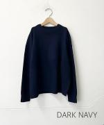 カラーメリノウール　重ね衿プルオーバー