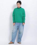 カラーメリノウール　重ね衿プルオーバー