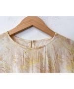 MARBLE PATTERN SLEEVELESS PULLOVER