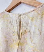 MARBLE PATTERN SLEEVELESS PULLOVER