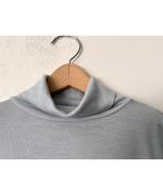 SUPER120S WOOL TURTLE NECK PULLOVER