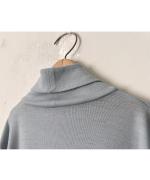 SUPER120S WOOL TURTLE NECK PULLOVER