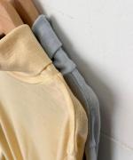 SUPER120S WOOL TURTLE NECK PULLOVER