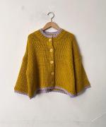 JOU JOU BOTTLENECK CARDIGAN