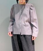 WOOL GAUZE CLASSIC BLOUSE