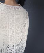 ORGANIC SCALOPPED LACE GARCIA BLOUSE