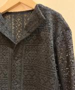 ORGANIC SCALOPPED LACE GARCIA BLOUSE