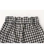 コットン&リネン・プレーンシーチング ワイドストレートパンツ