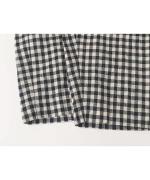 コットン&リネン・プレーンシーチング ワイドストレートパンツ